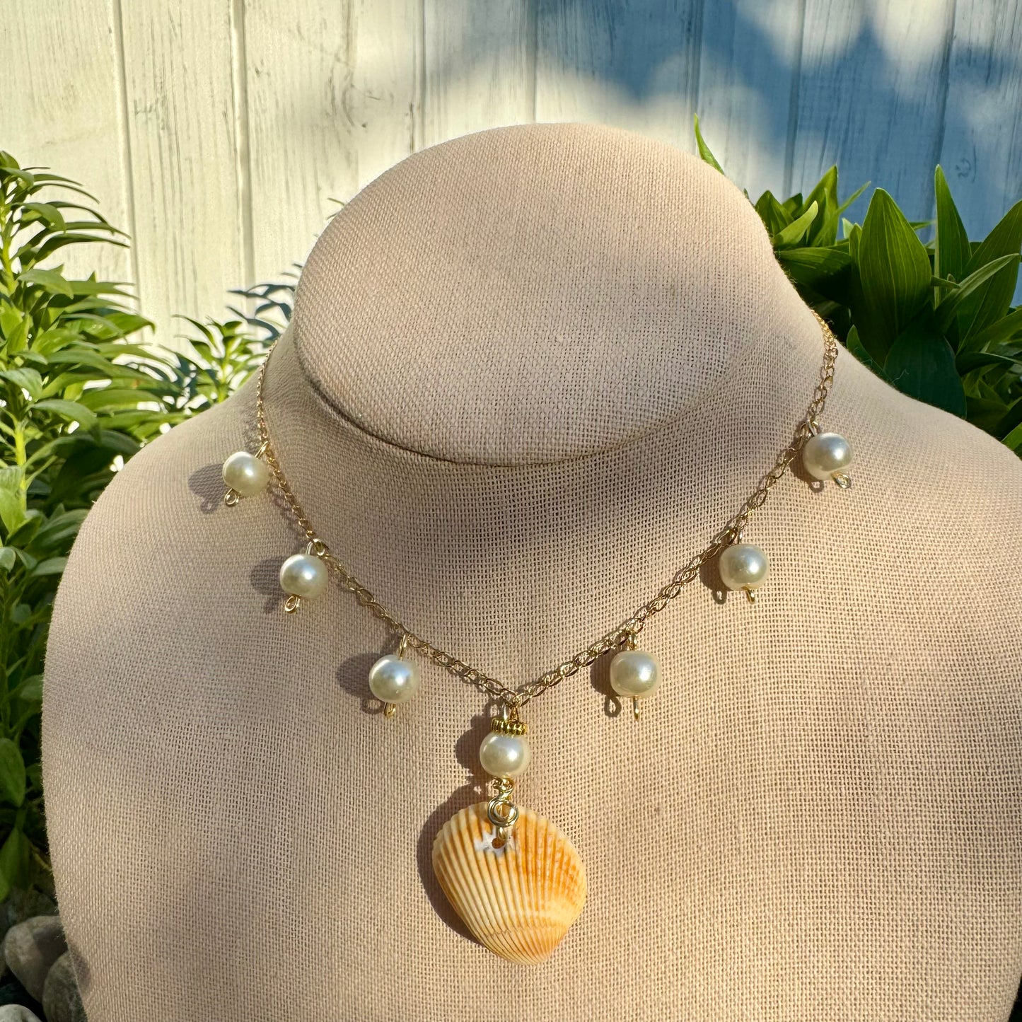 Mermaid core choker earring set