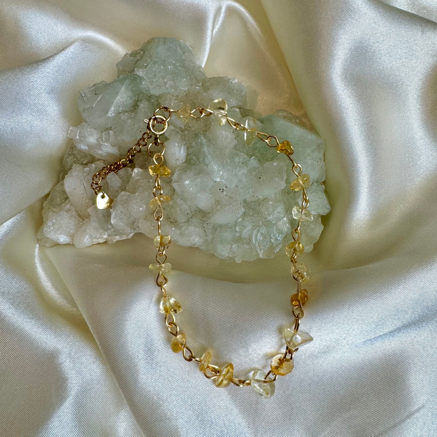 Citrine Anklet