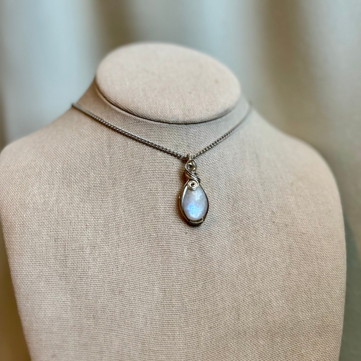 Moonstone “Changes” Mini Pendant