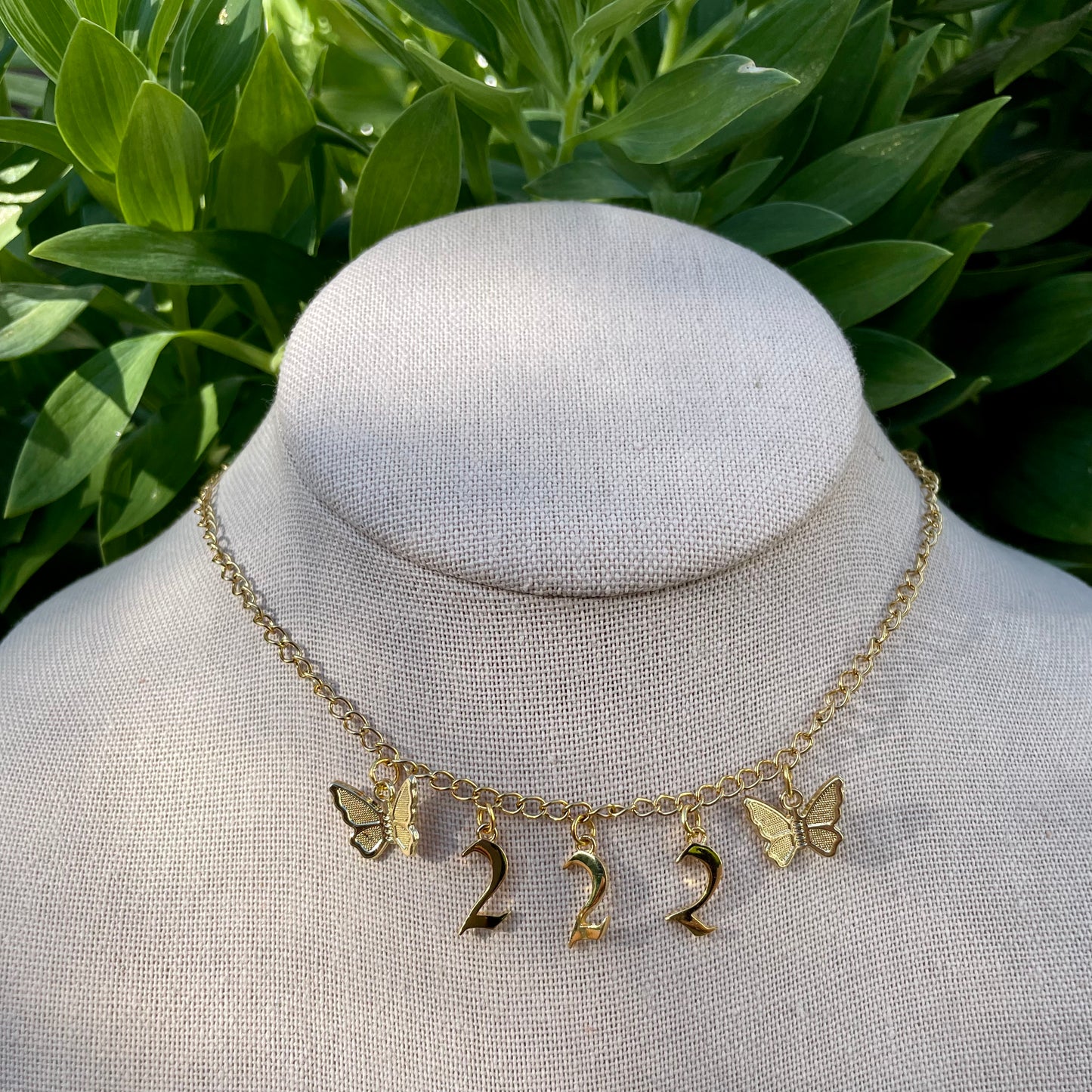 Angel Numbers “222” Choker