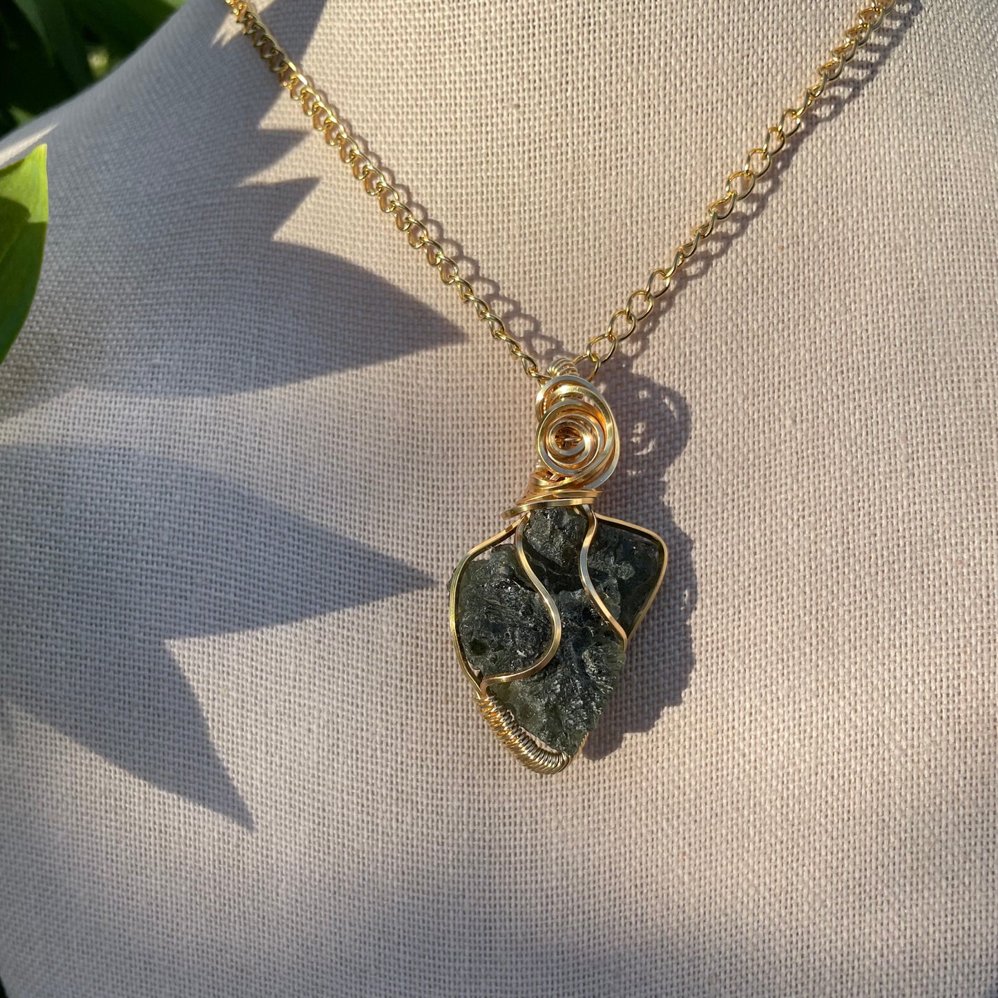 Moldavite “Expansion” Pendant
