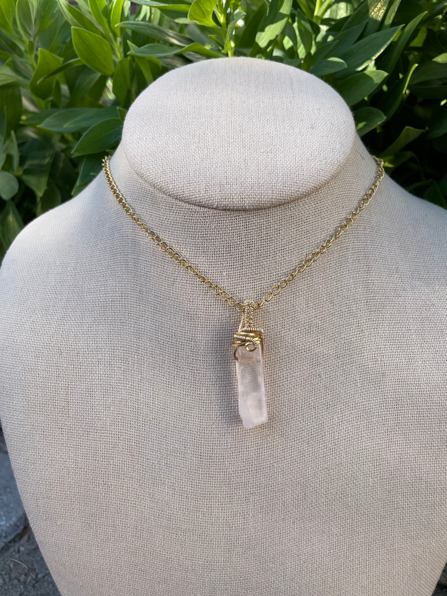 Rose Quartz “Tender” Pendant