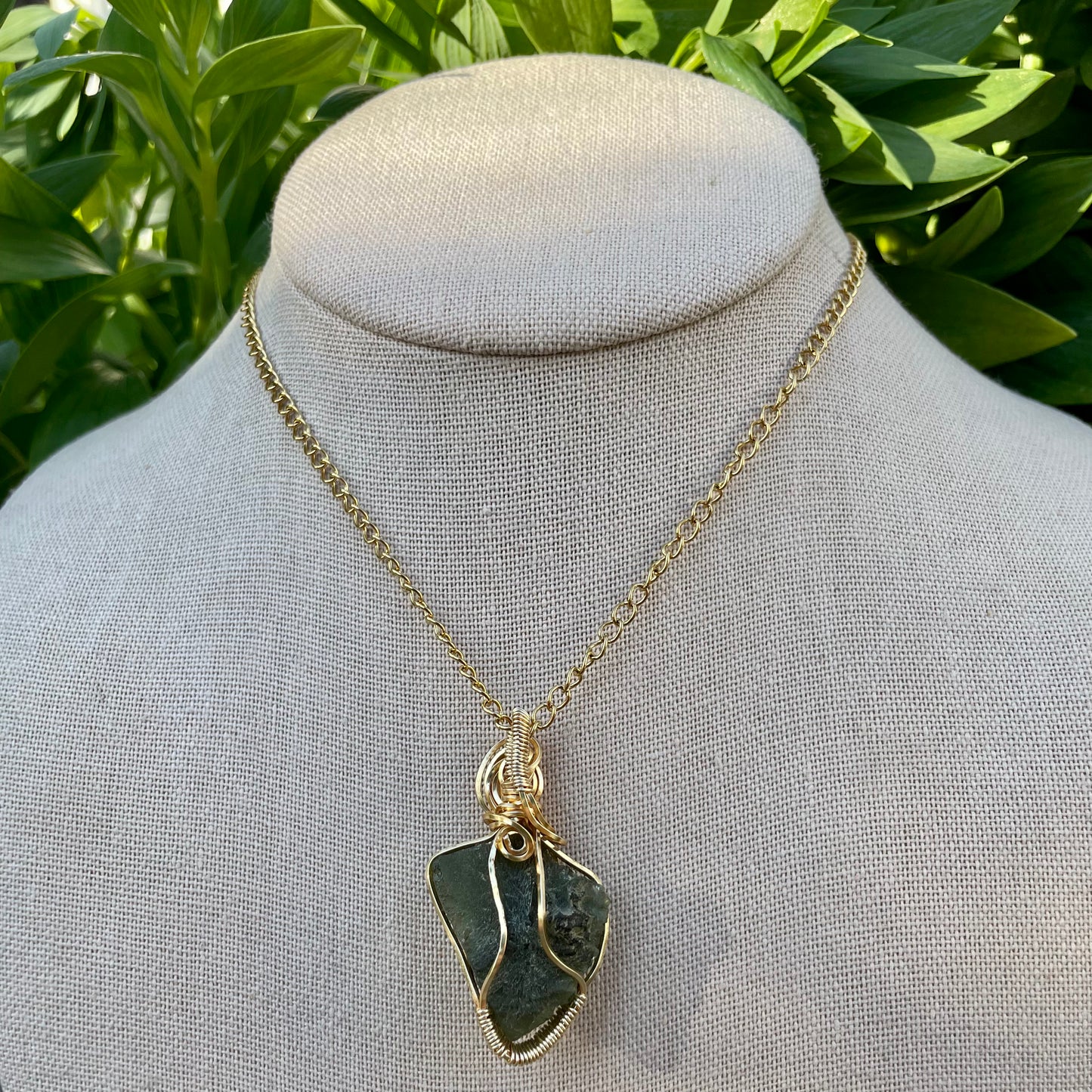 Moldavite “Expansion” Pendant