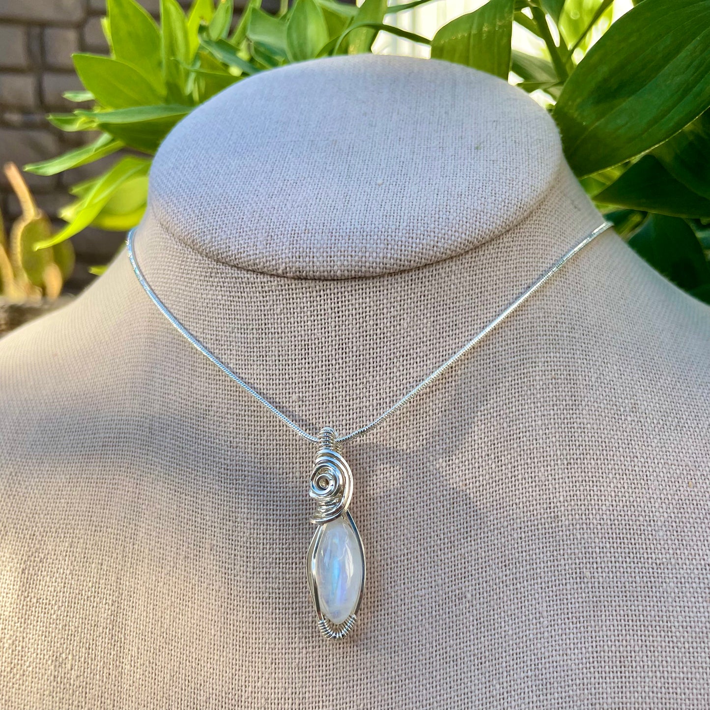 Moonstone “New Beginnings” Mini Pendant