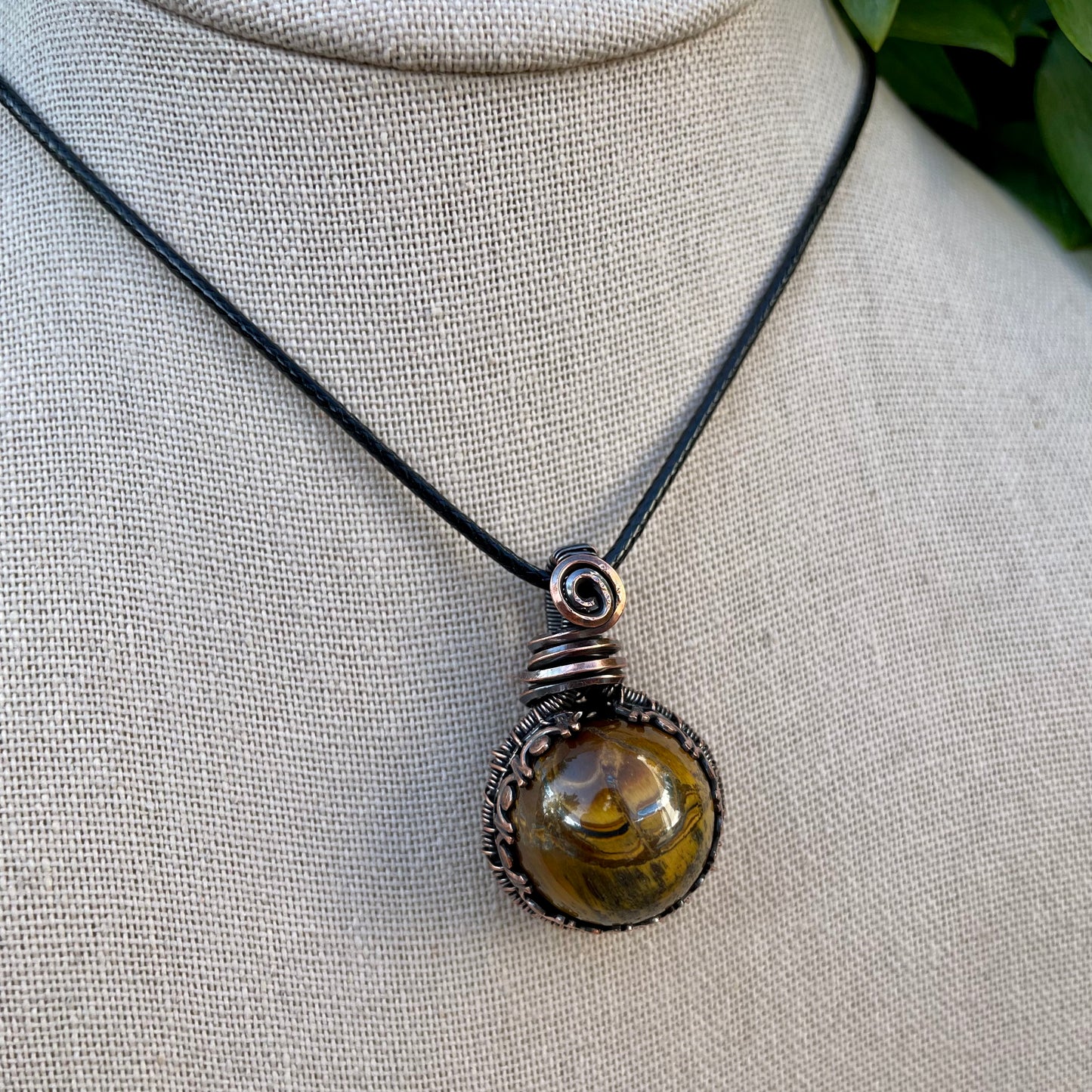 Tigers Eye “Orb” Pendant