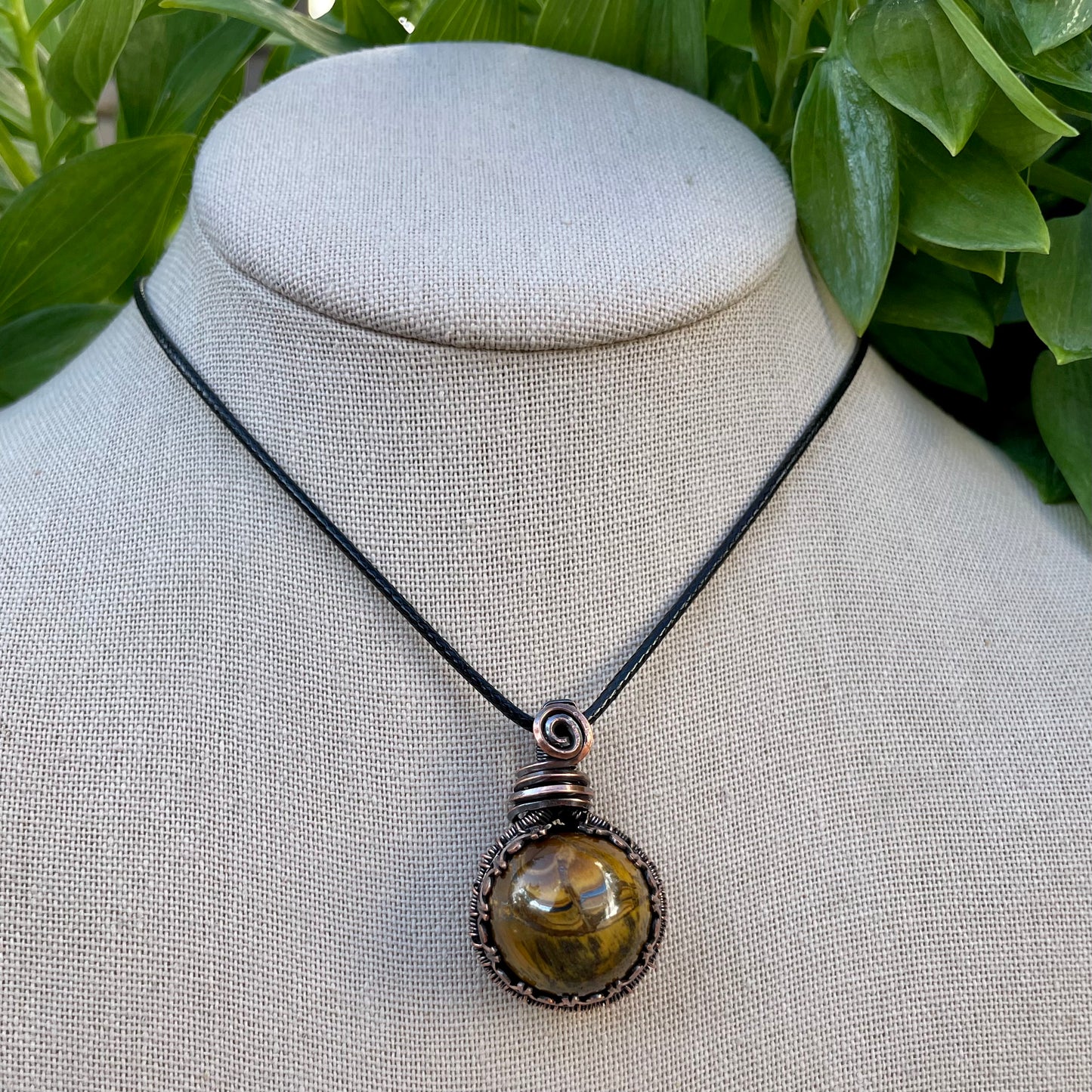 Tigers Eye “Orb” Pendant