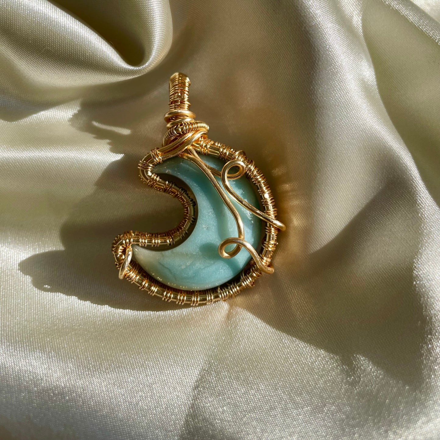 Amazonite "Moonchild" Pendant