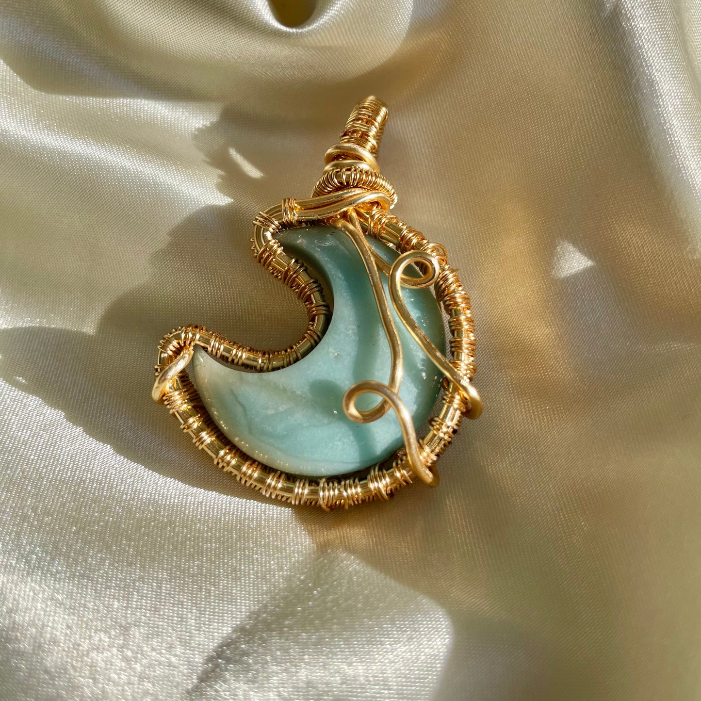 Amazonite "Moonchild" Pendant