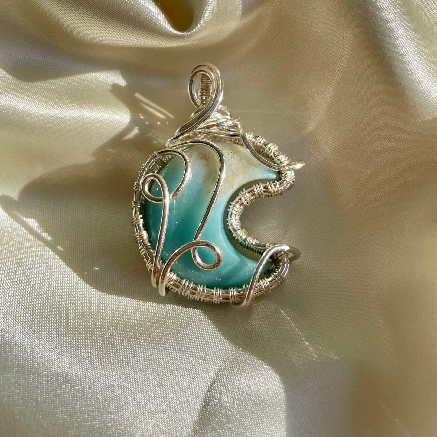 Amazonite "Moonchild" Pendant