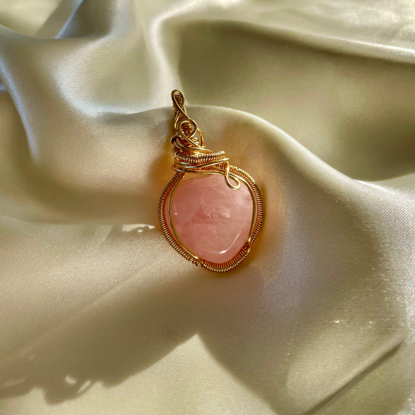 Rose Quartz "Compassion" Pendant