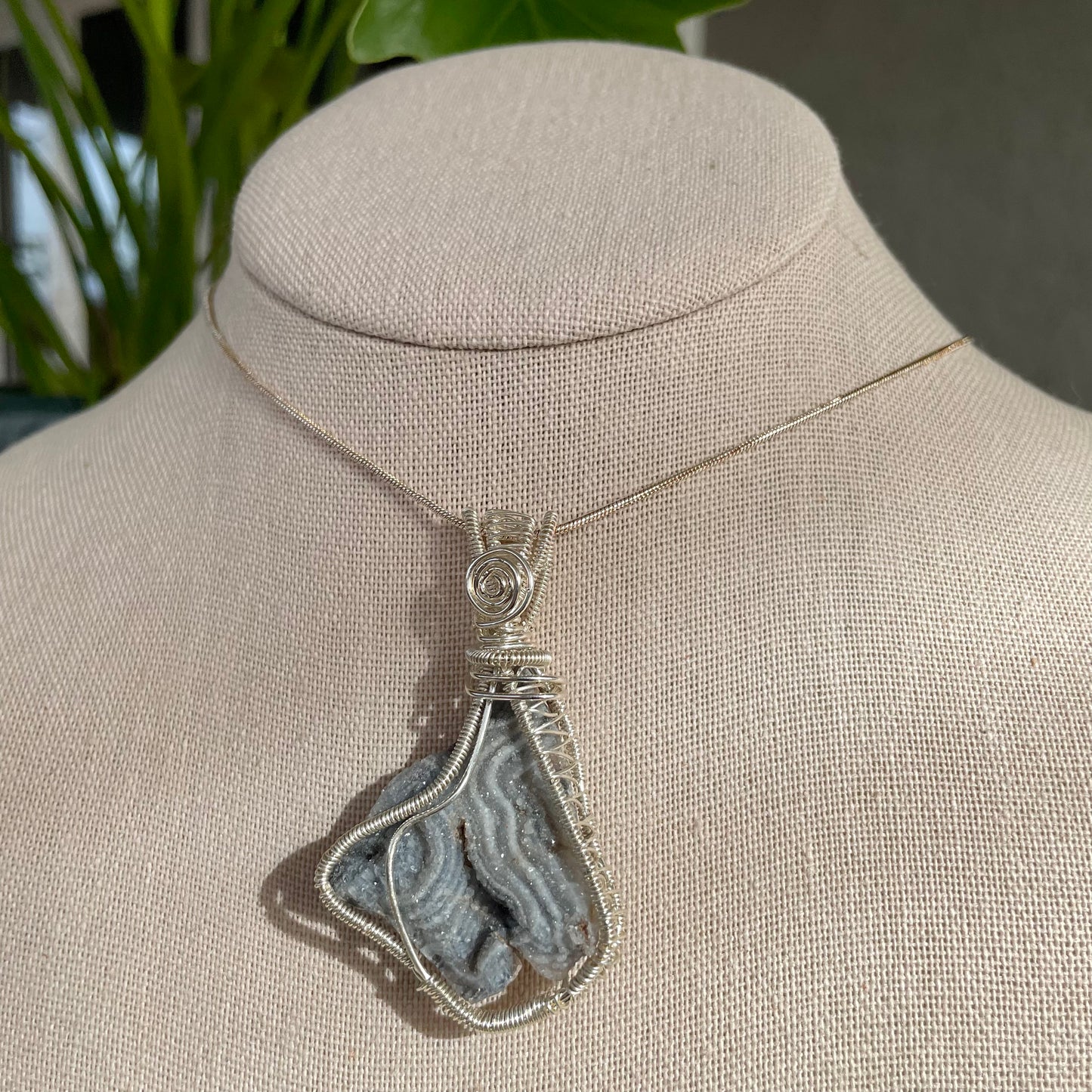 Druzy Quartz “Lightworker” Pendant