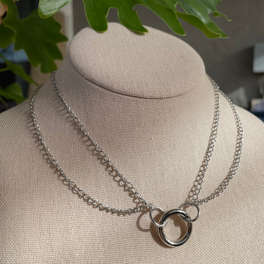 Stainless Steel Layered Choker
