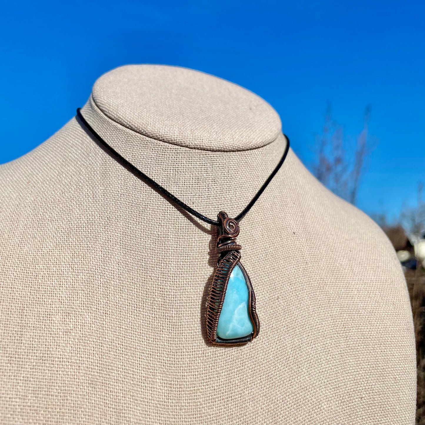 Larimar “Enlighten” Pendant