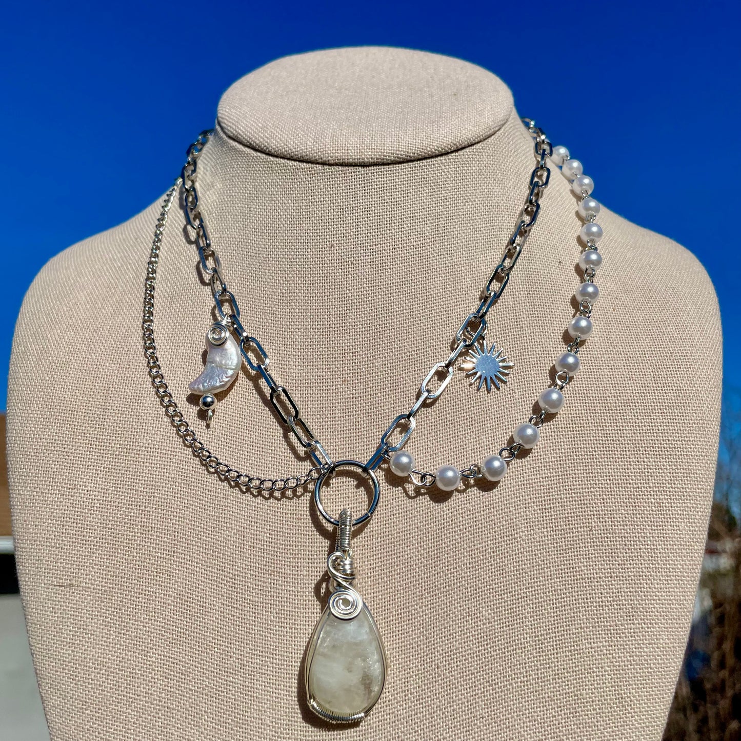 Moonstone “Duality” Choker