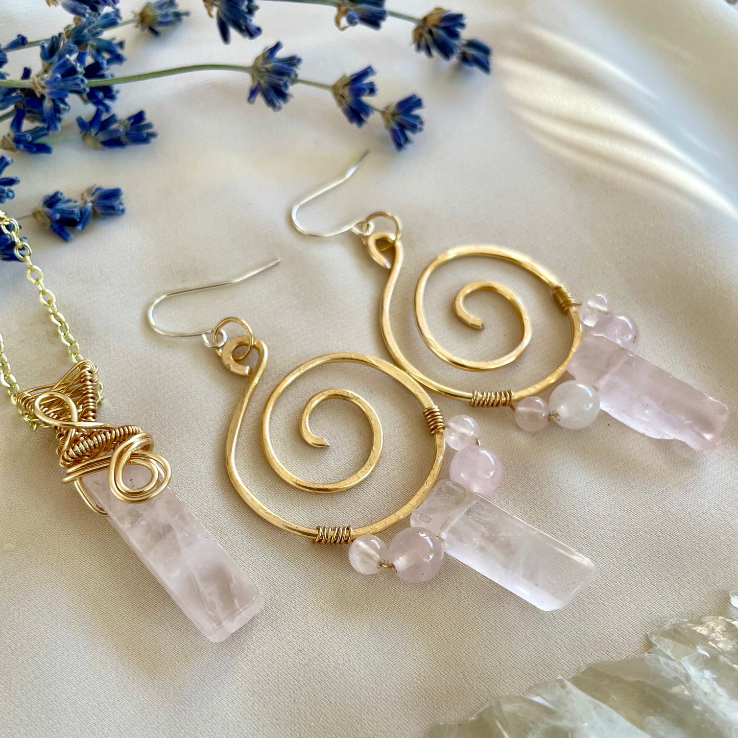 Rose Quartz “Compassion” Matching Set