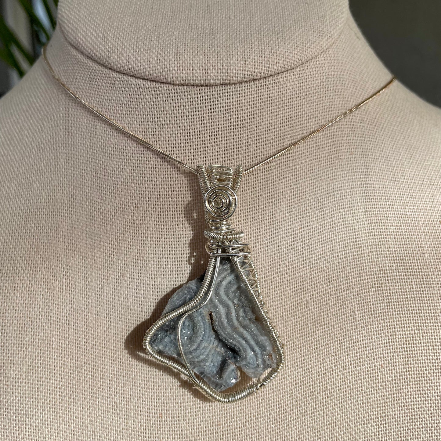 Druzy Quartz “Lightworker” Pendant