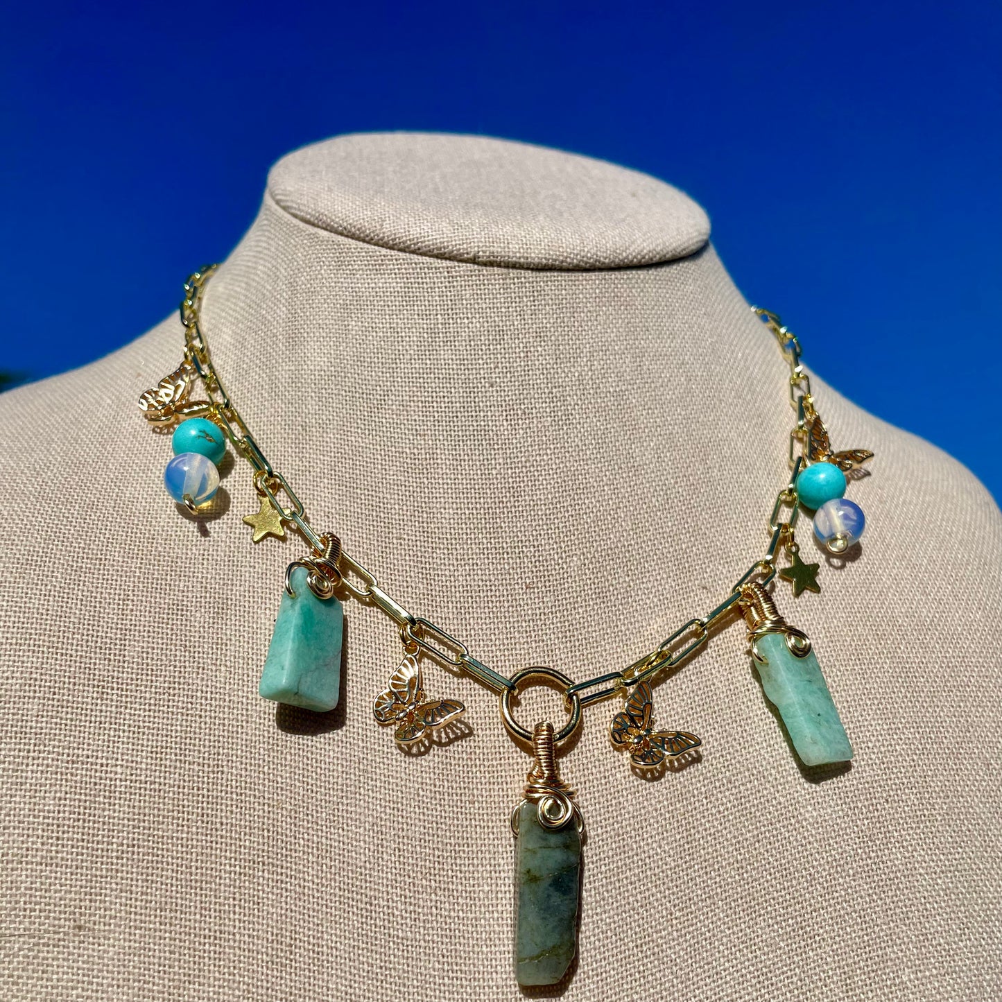 Multi-stone “Rebirth” Choker