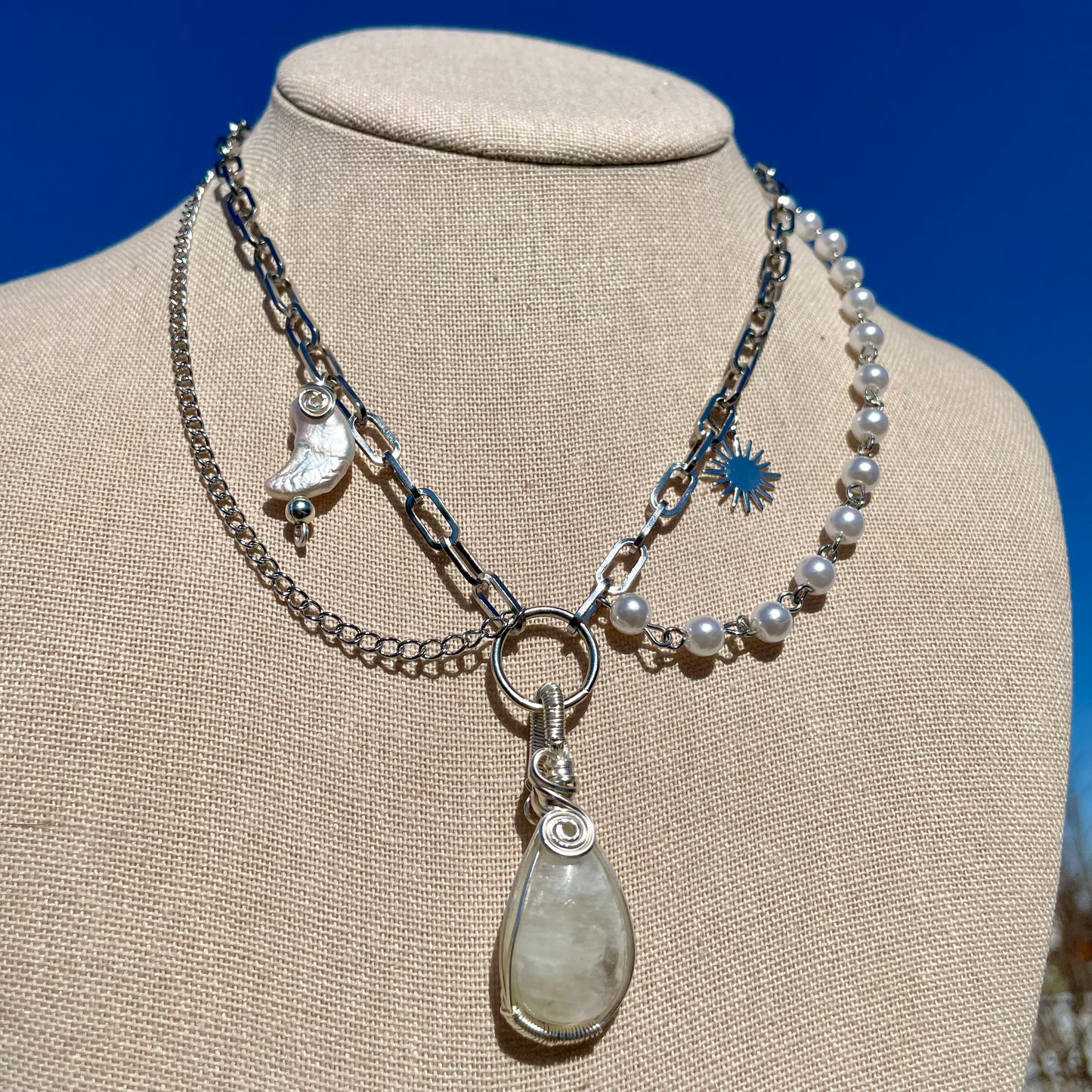 Moonstone “Duality” Choker