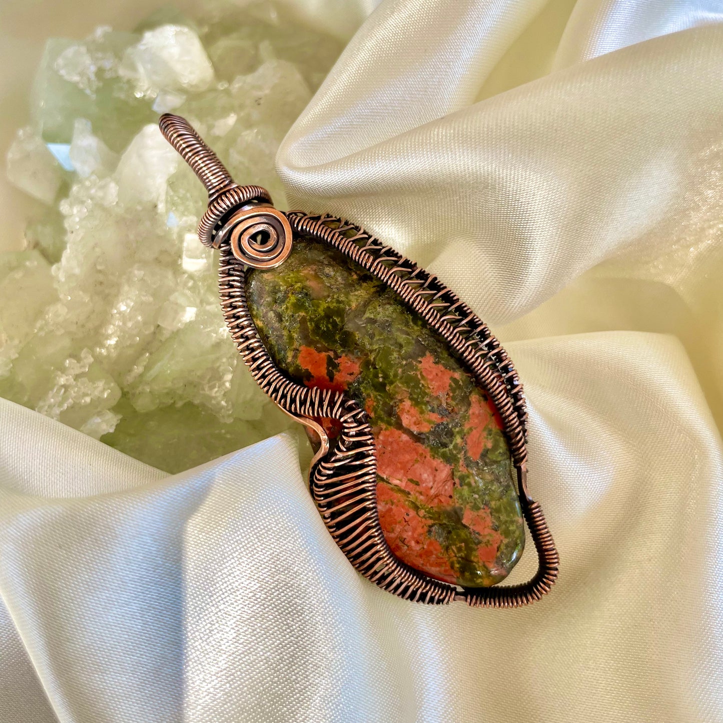 Unakite “Dream Healer” Pendant