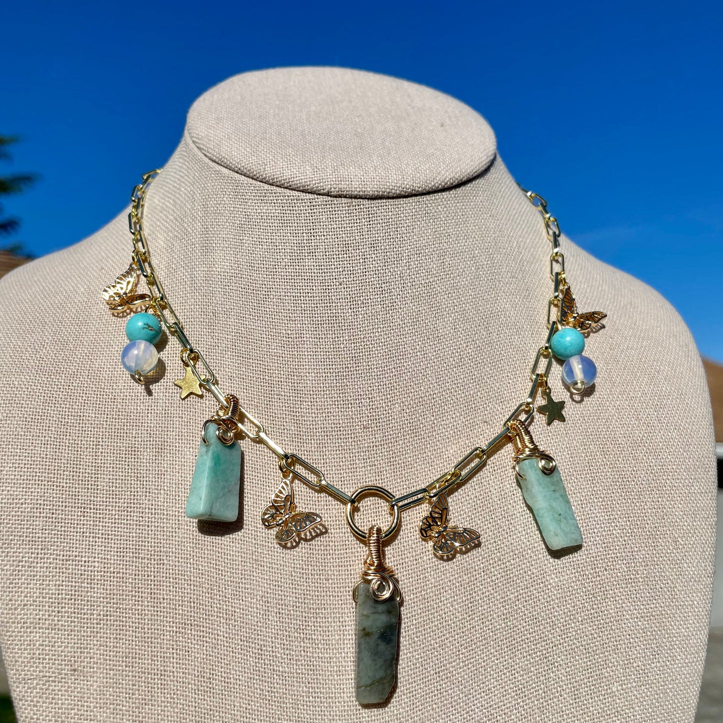 Multi-stone “Rebirth” Choker