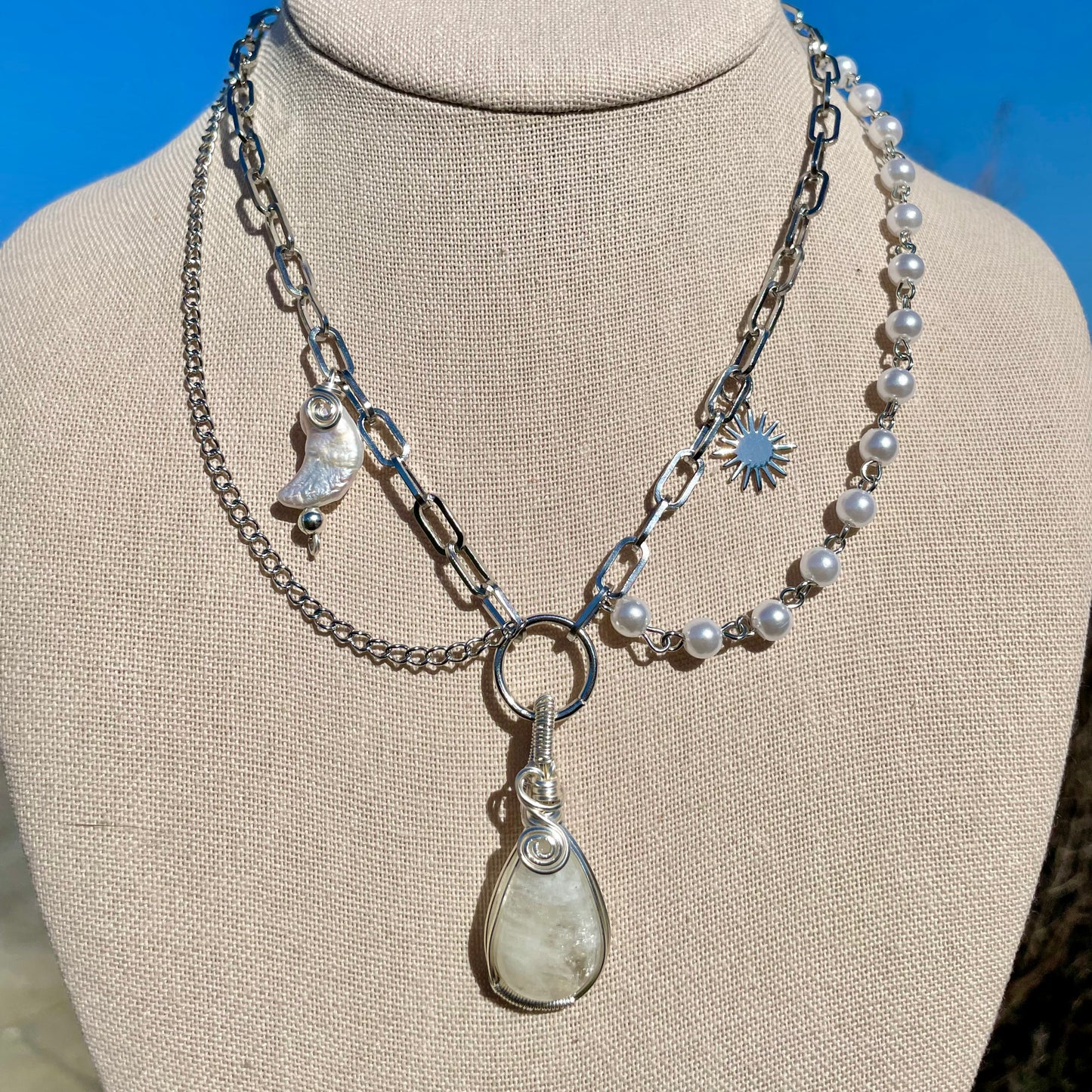 Moonstone “Duality” Choker