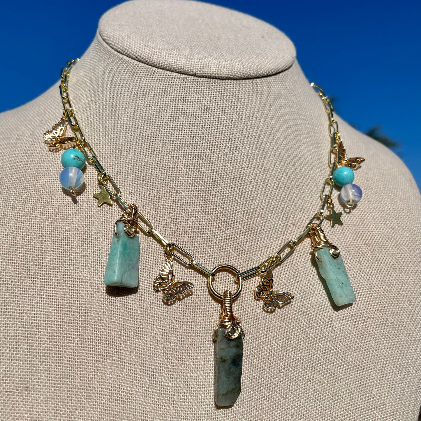 Multi-stone “Rebirth” Choker