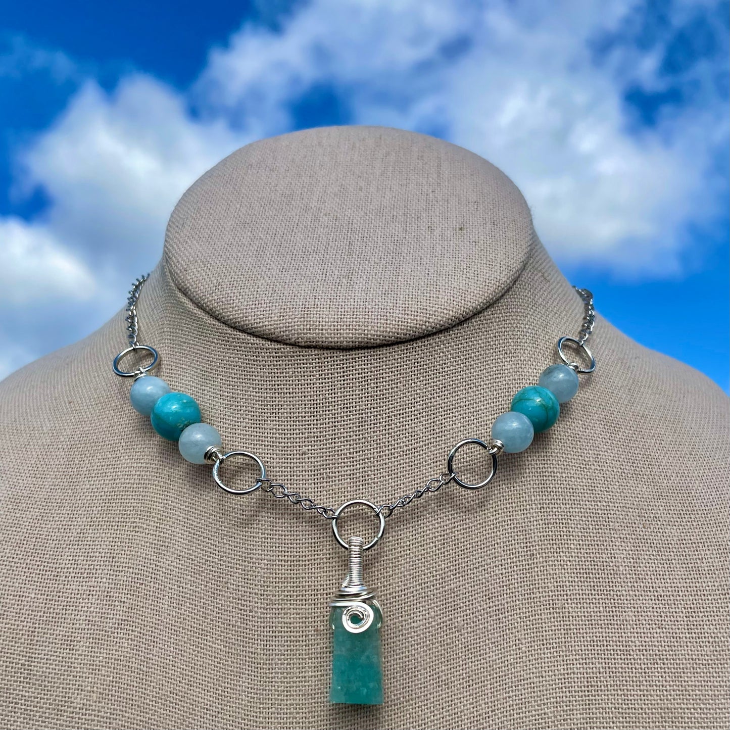 Multi-Stone “Pisces” Choker