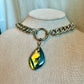 Labradorite Chunky Chain Pendant