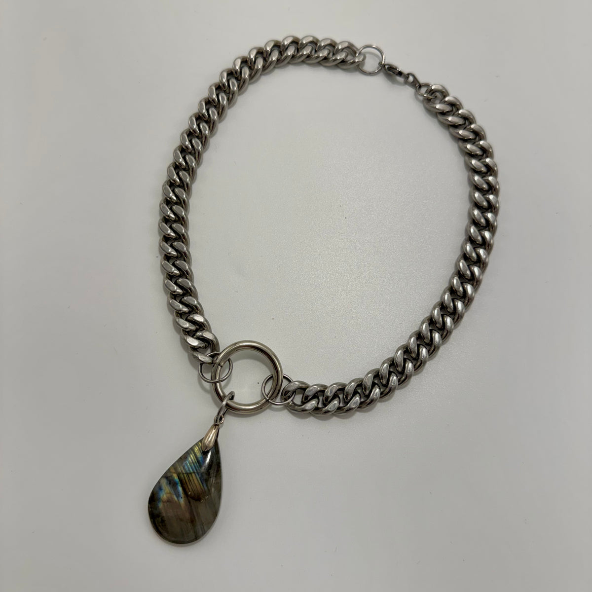 Labradorite “O” Ring Choker