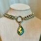 Labradorite Chunky Chain Pendant