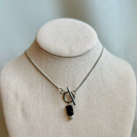 Black Tourmaline Toggle choker