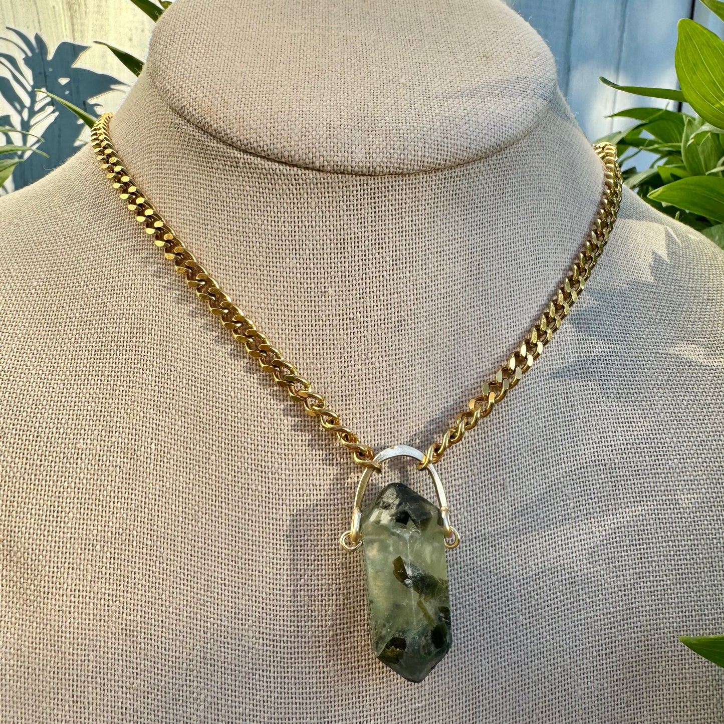 Prehnite Chunky Choker