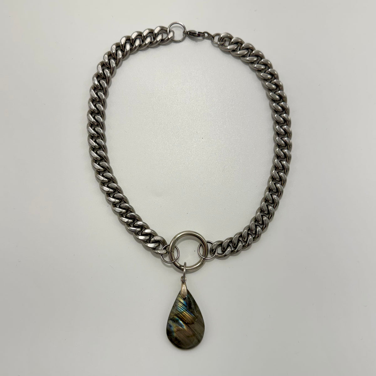 Labradorite “O” Ring Choker