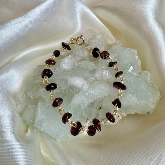 Garnet Anklet