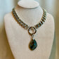 Labradorite Chunky Chain Pendant