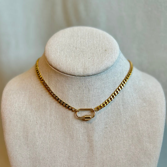 Carabiner Gold Choker