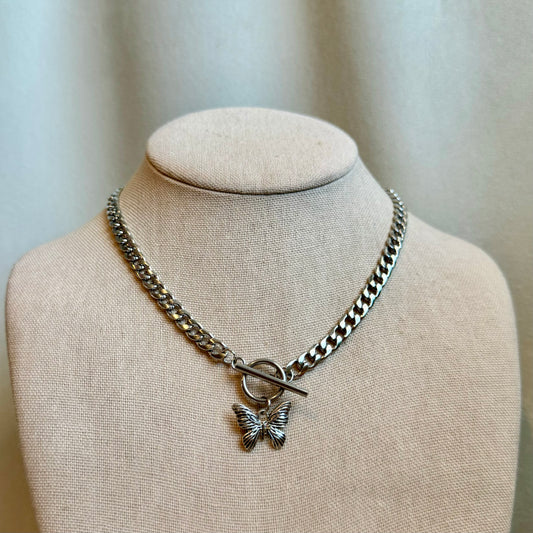Butterfly Toggle Choker