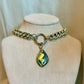 Labradorite Chunky Chain Pendant