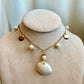Shell Freshwater Pearl Coin Choker