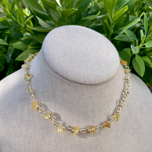 Citrine Choker