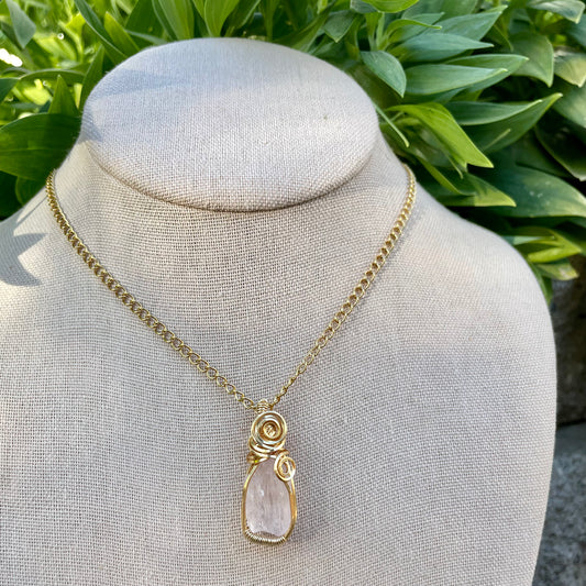 Kunzite “Divine Love” Mini Pendant