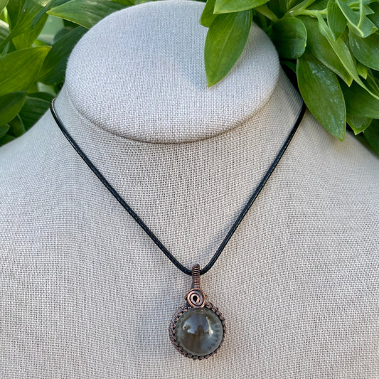 Clear Quartz “Orb” Mini Pendant