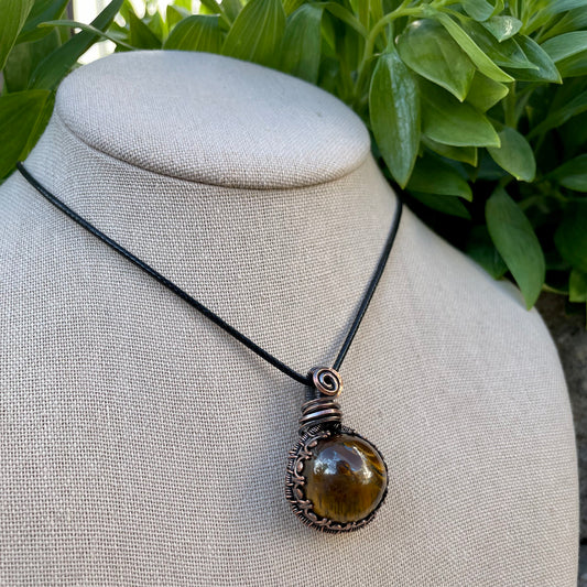 Tigers Eye “Orb” Pendant