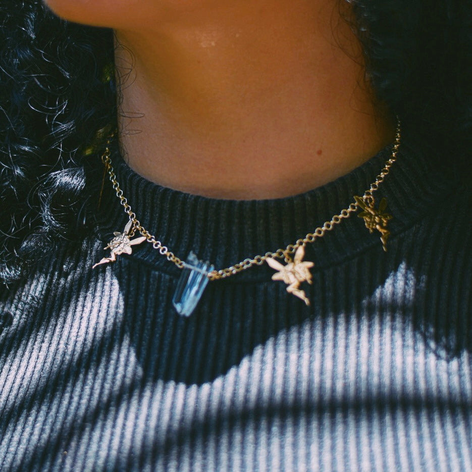 Clear Quartz "Fairy" Choker