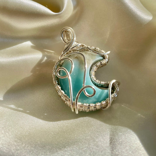 Amazonite "Moonchild" Pendant