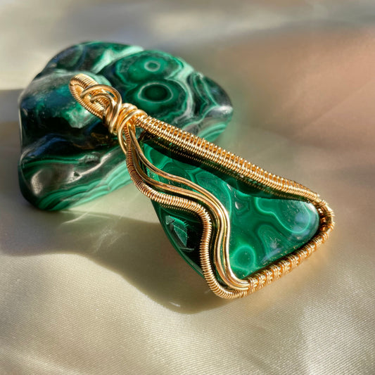 Malachite "LSDREAM" Pendant