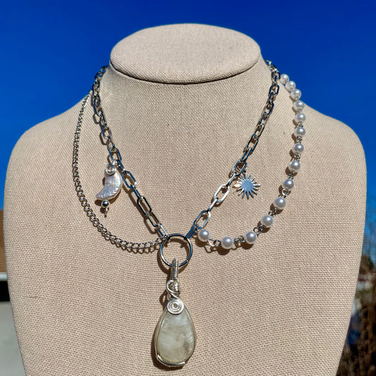 Moonstone “Duality” Choker