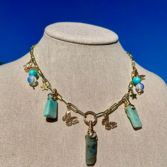 Multi-stone “Rebirth” Choker