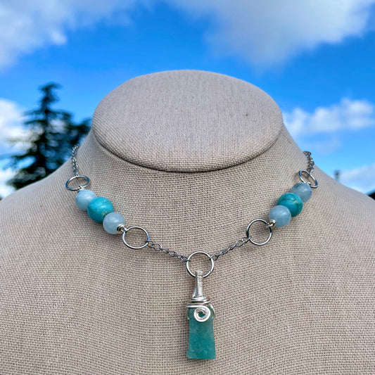Multi-Stone “Pisces” Choker